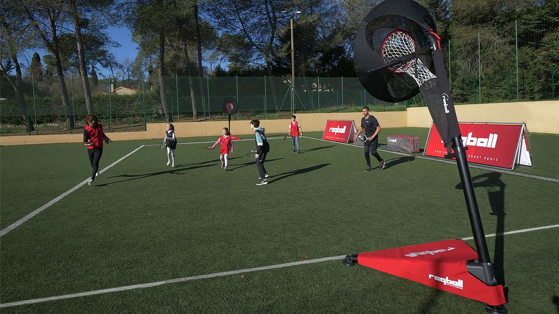 Raqball court overview